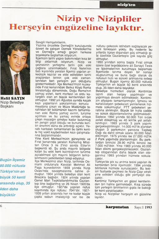 Karpuzatan Dergisi 1993