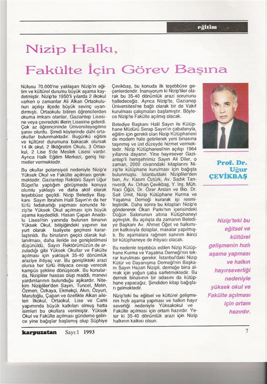 Karpuzatan Dergisi 1993