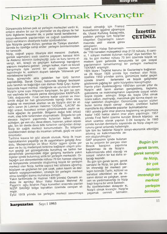 Karpuzatan Dergisi 1993