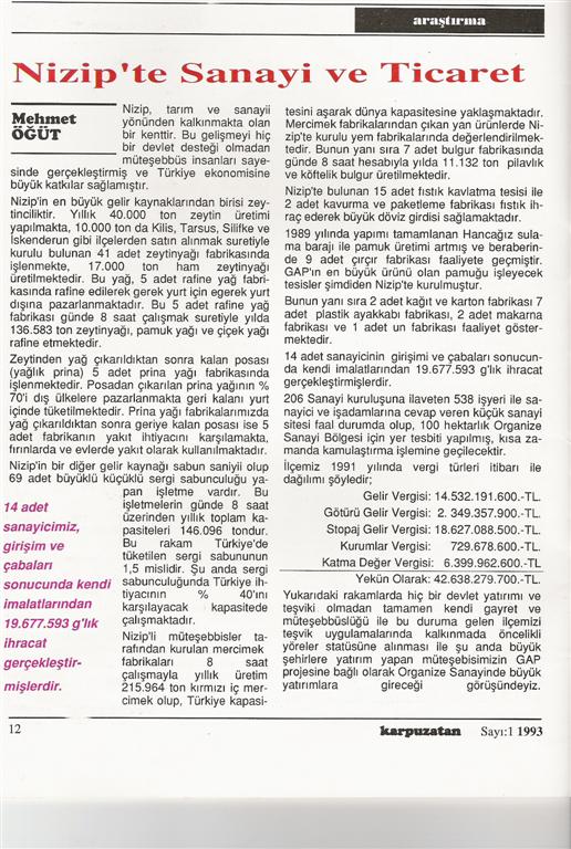 Karpuzatan Dergisi 1993