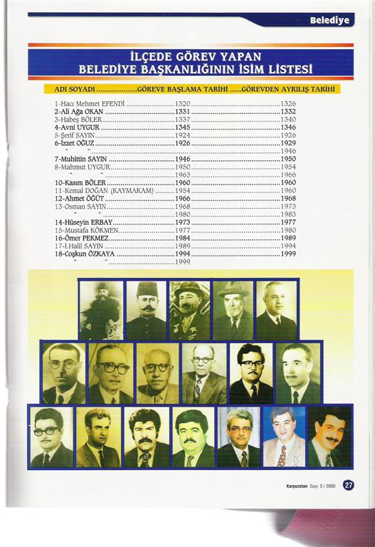 Karpuzatan Dergisi 2000