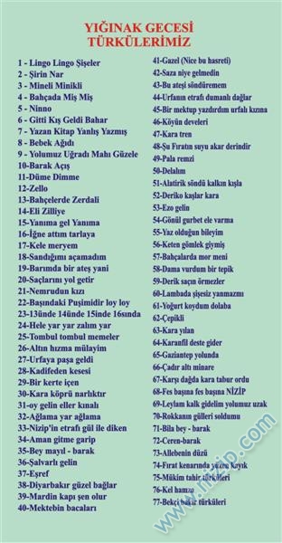 Nizip YIĞINAK GECESİ - DAVETİYE