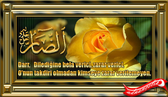 (TABLOSU) Esma-Ül Hüsna