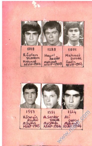 Nizip Lisesi 1980-81  6 Matematik-B Sınıfı