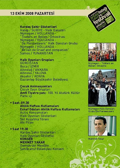 3. Uluslararasi Antepfistigi Kultur ve Sanat Festivali Basliyor !
