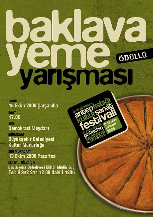 3. Uluslararasi Antepfistigi Kultur ve Sanat Festivali Basliyor !