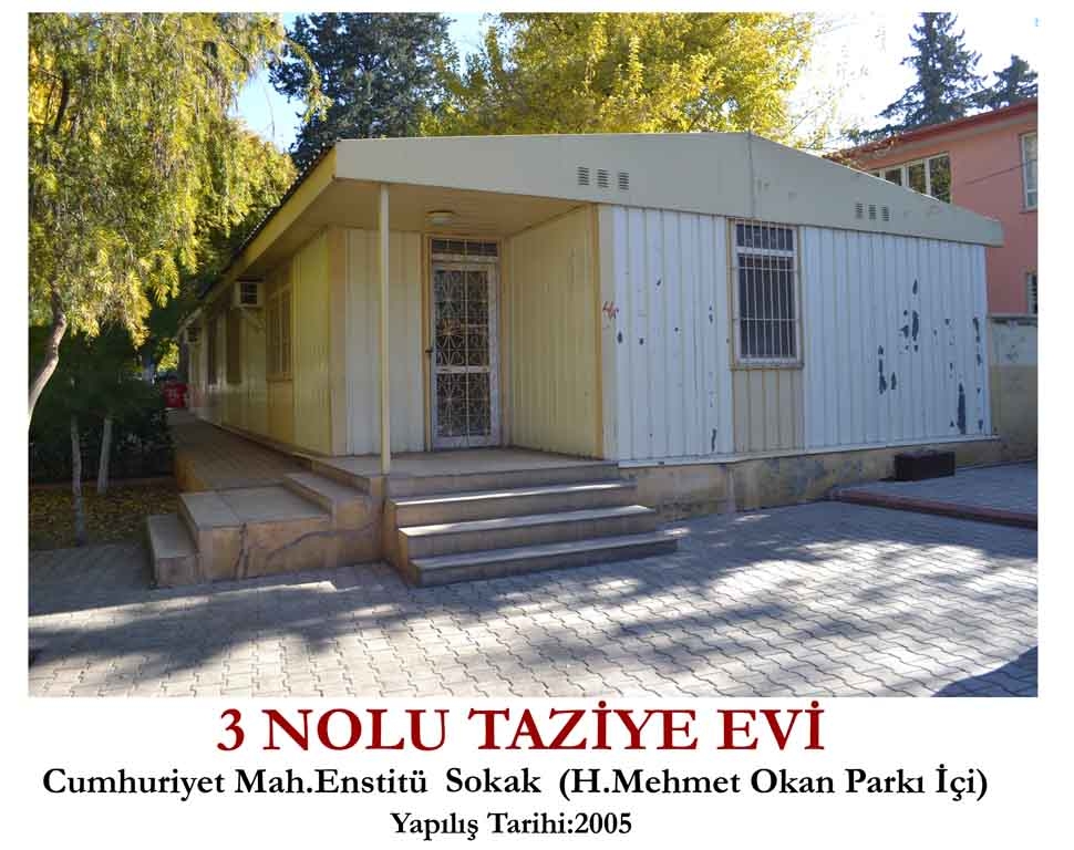 Taziye evleri numara ve adresleri