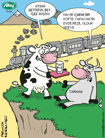 Sütaş karikatürleri Nizip.com'da Olursa.