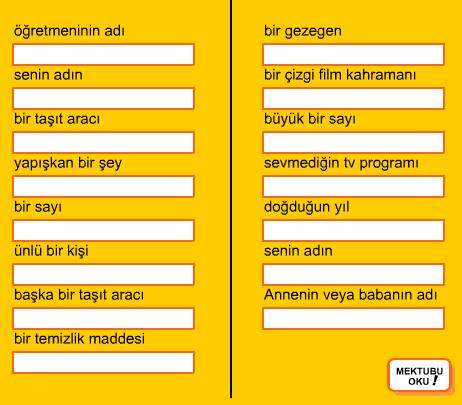 Hadi Komik Mektup Yazalım:)