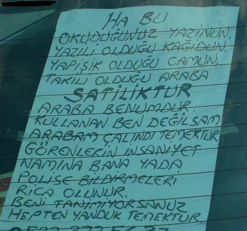 Seviyorum bu ülkeyi arkadaş :)
