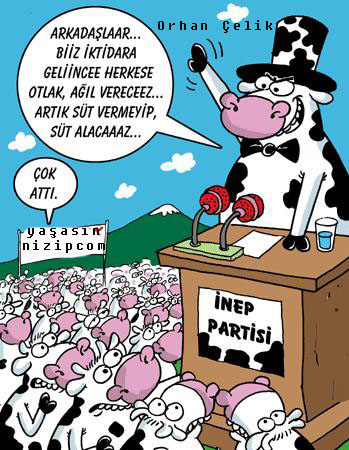 Sütaş karikatürleri Nizip.com'da Olursa.