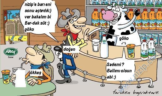 Sütaş karikatürleri Nizip.com'da Olursa.