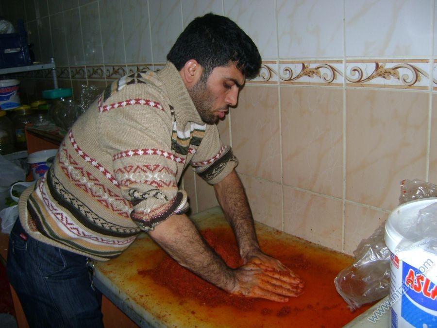 nizip com çiğ köfte toplantıları mutfak işleri...