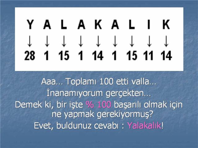 BAŞARININ SIRRI(Acaba Ne Kadar Doğru)