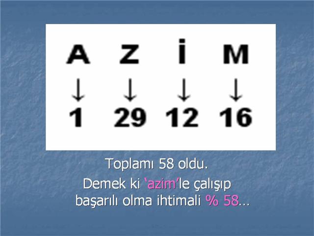 BAŞARININ SIRRI(Acaba Ne Kadar Doğru)