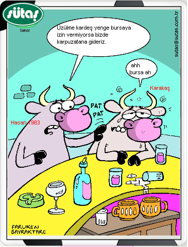 Sütaş karikatürleri Nizip.com'da Olursa.