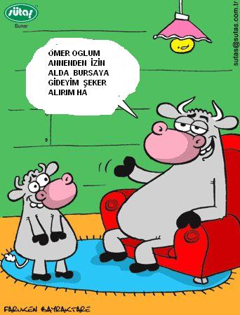 Sütaş karikatürleri Nizip.com'da Olursa.