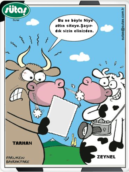 Sütaş karikatürleri Nizip.com'da Olursa.