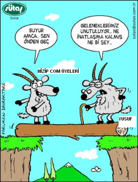 Sütaş karikatürleri Nizip.com'da Olursa.