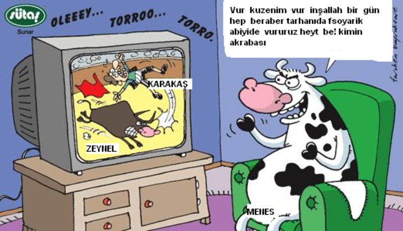 Sütaş karikatürleri Nizip.com'da Olursa.
