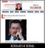Melih Gökçek bütün beyanlarını eli şakağında yapar ..
