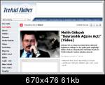 Melih Gökçek bütün beyanlarını eli şakağında yapar ..