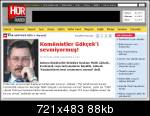 Melih Gökçek bütün beyanlarını eli şakağında yapar ..
