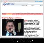 Melih Gökçek bütün beyanlarını eli şakağında yapar ..