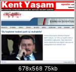 Melih Gökçek bütün beyanlarını eli şakağında yapar ..