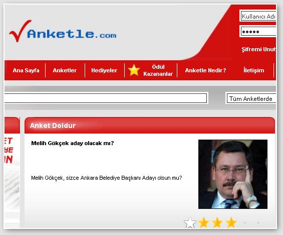 Melih Gökçek bütün beyanlarını eli şakağında yapar ..
