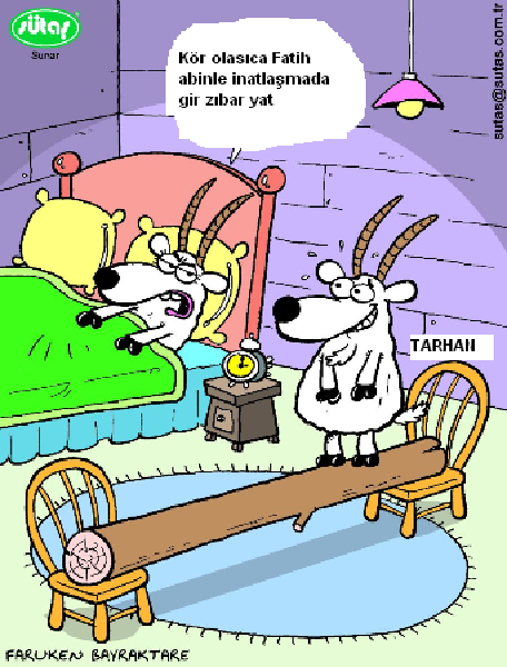 Sütaş karikatürleri Nizip.com'da Olursa.