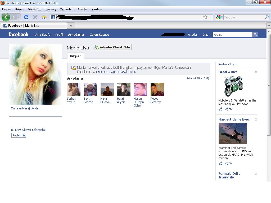 Erkeklerin facebook da yabancı kız tutkunluğu ..:) Erkeklerin facebook da yabancı kız tutkunluğu ..:)