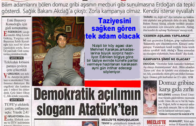 Toplandık