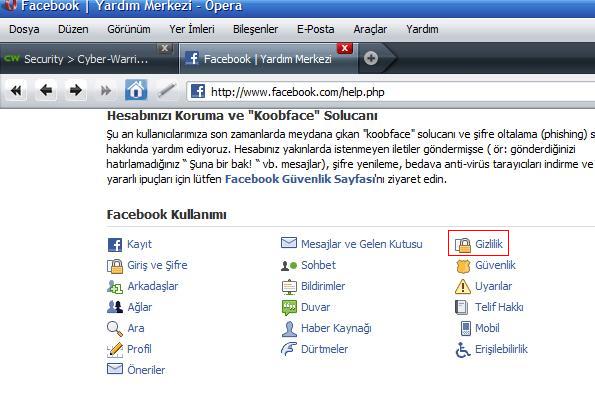 Facebook'tan kayıt silme.. Facebook'tan kayıt silme..