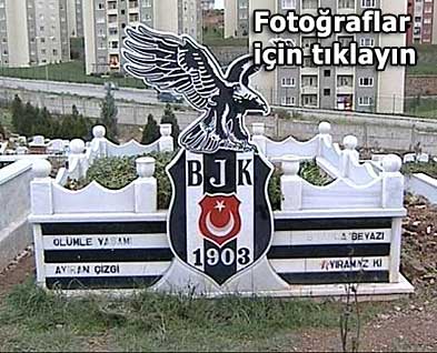 Böyle olur fanatik taraftarın mezarı!