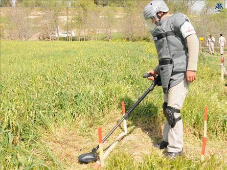 Karkamış'da mayın temizlemesi başladı