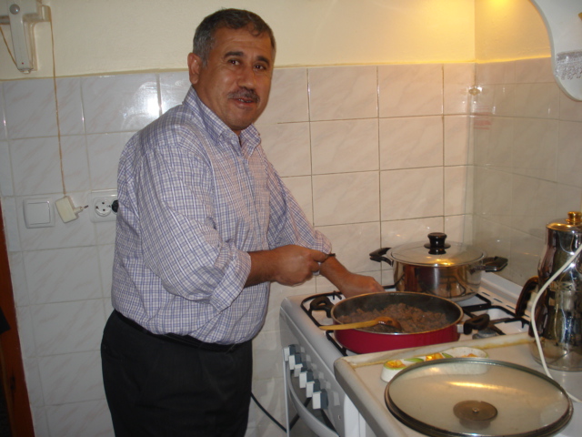 Kurban bayramı kavurması sacda