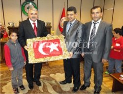 Öğrencilerden, Başkan Akdoğan'a Ziyaret