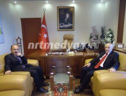 Vali Odabaşı, Kaymakam Karadeniz'i Ziyaret etti