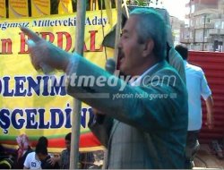 Akın Birdal, Sebze Hali Meydanı'nda konuştu