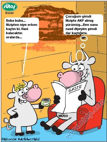 Sütaş karikatürleri Nizip.com'da Olursa.
