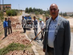 Kocatepe'de "Yol Genişleme ve Halı Saha" Çalışmaları Kocatepe'de "Yol Genişleme ve Halı Saha" Çalışmaları