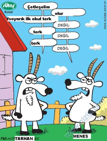 Sütaş karikatürleri Nizip.com'da Olursa.