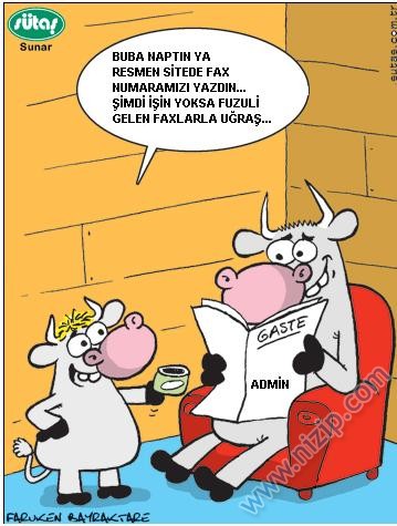 Sütaş karikatürleri Nizip.com'da Olursa.
