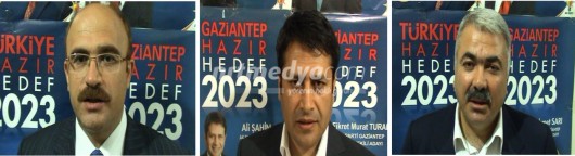 Sarı, Şahin ve Akdoğan'dan, "Erdoğan'ın Mitingine Davet