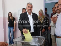 Akdoğan,1157 no' lu sandıkta oy kullandı