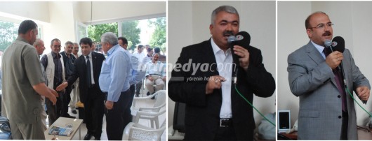 Sarı, Şahin ve Akdoğan, Tebrikleri Kabul ettiler