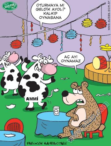 Sütaş karikatürleri Nizip.com'da Olursa.