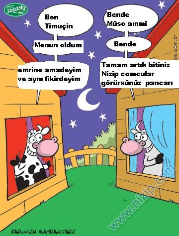Sütaş karikatürleri Nizip.com'da Olursa.