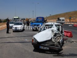 Trafik Kazası; 1 Yaralı